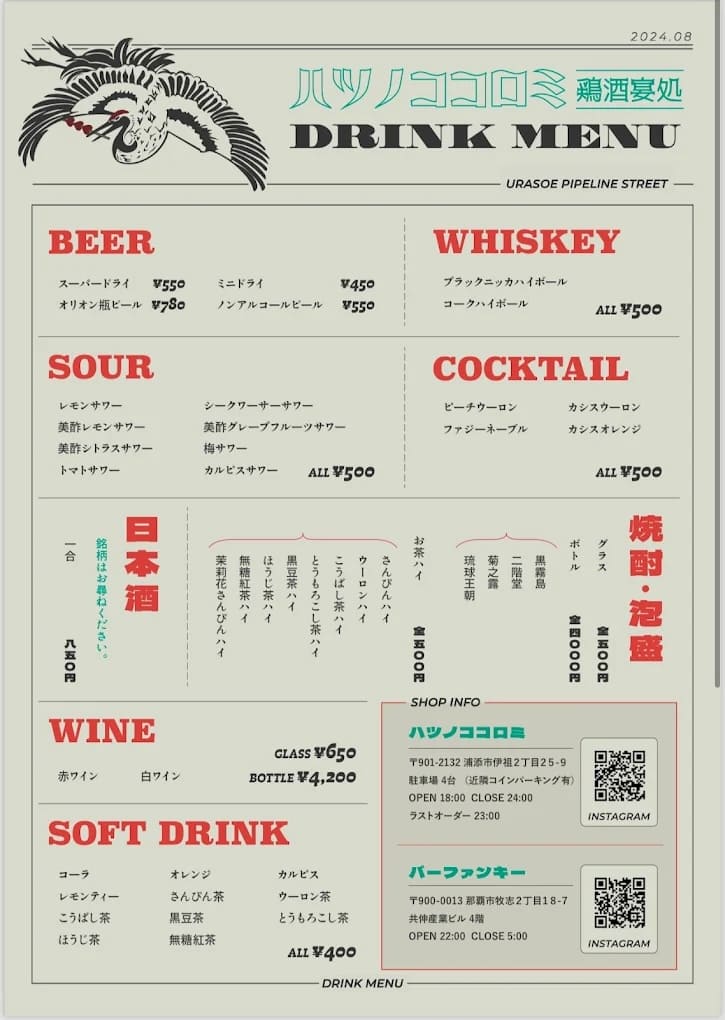 メニュー