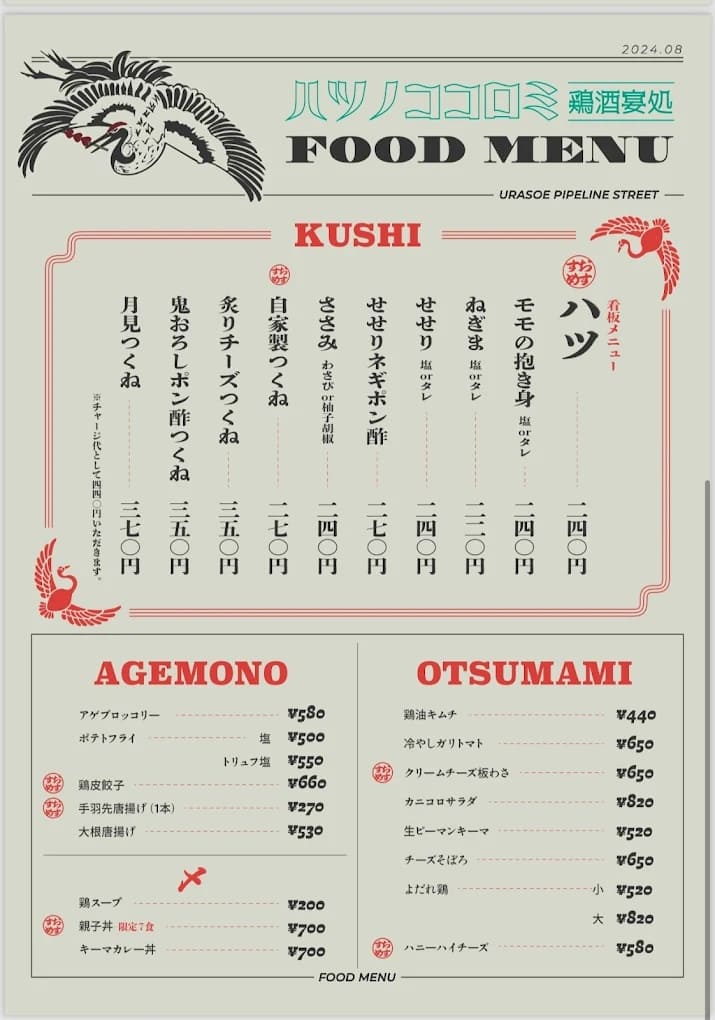 メニュー